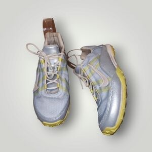 Womens Nike Jana Star XO Running Shoes 7.5 Ice Blue Yellow White